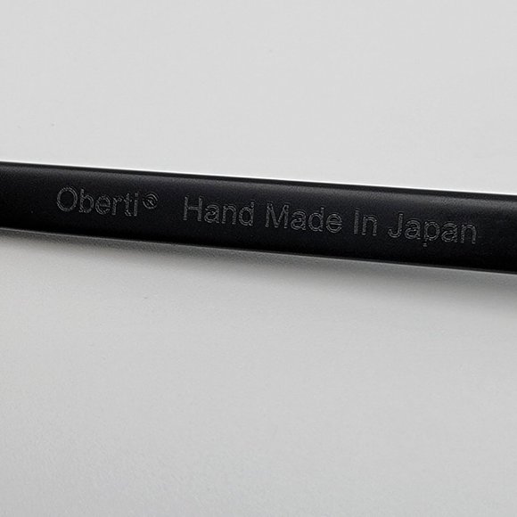 Oberti DO 3136 Black Silver Titanium Frame Grey Gradient Lens Sunglasses w/ Case main image 12